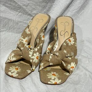 Jessica Simpson Brown Floral Women's Shoes